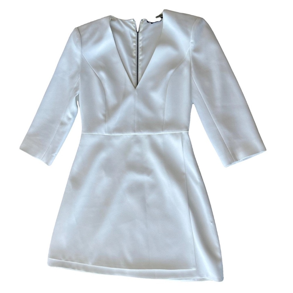 Alice and Olivia white‎ blazer dress